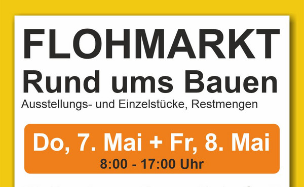 Ankündigung Flohmarkt Flohmarkt