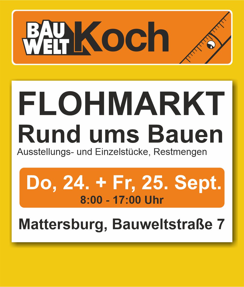 FLOHMARKT Rund ums Bauen