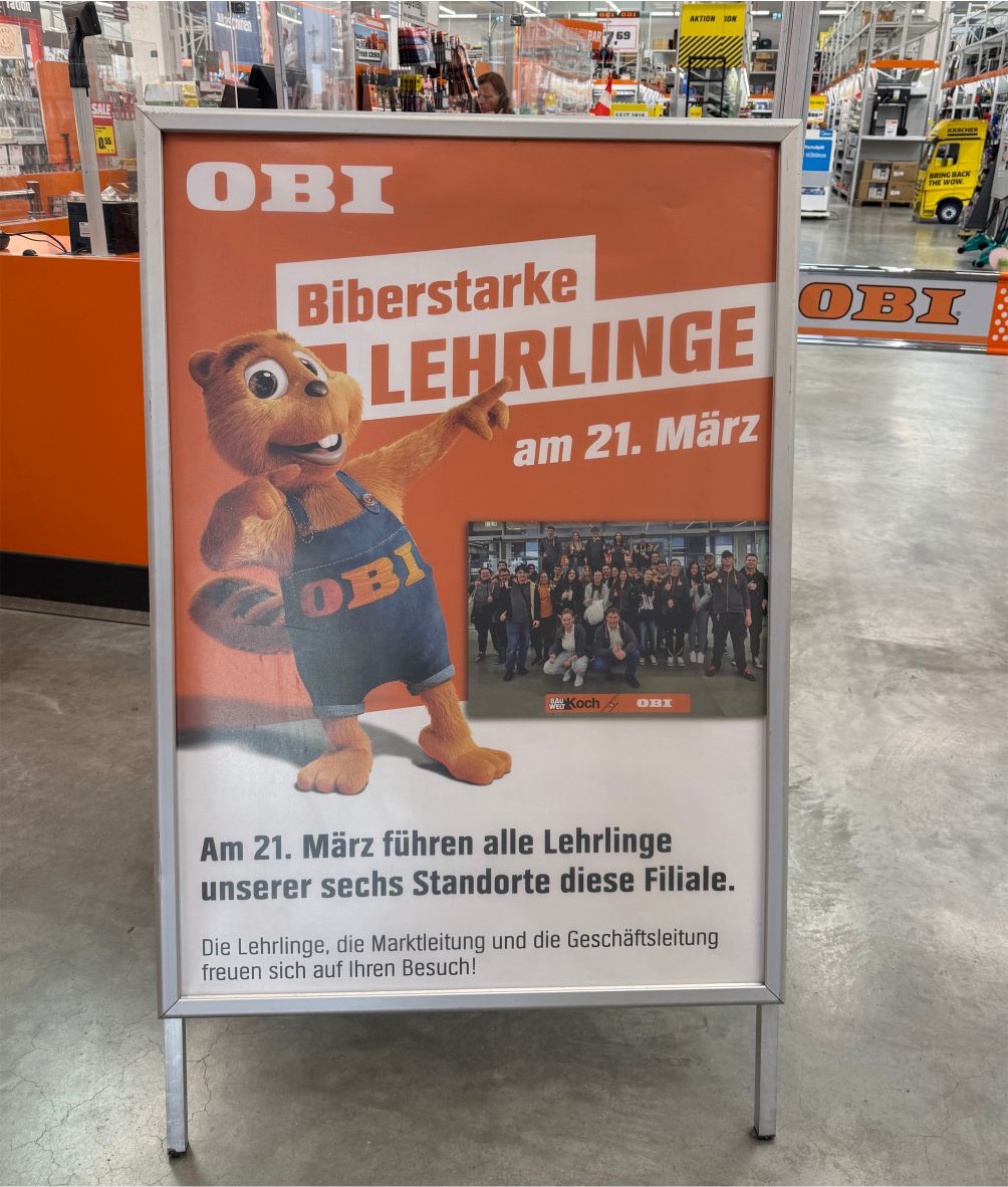 Lehrlingstag im OBI Markt Eisenstadt